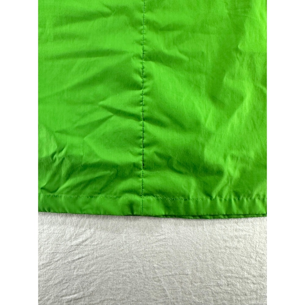 Vintage Sears Green Shift Dress White Trim Sleeveless Zip Mod Retro S 10-12 - Picture 7 of 8